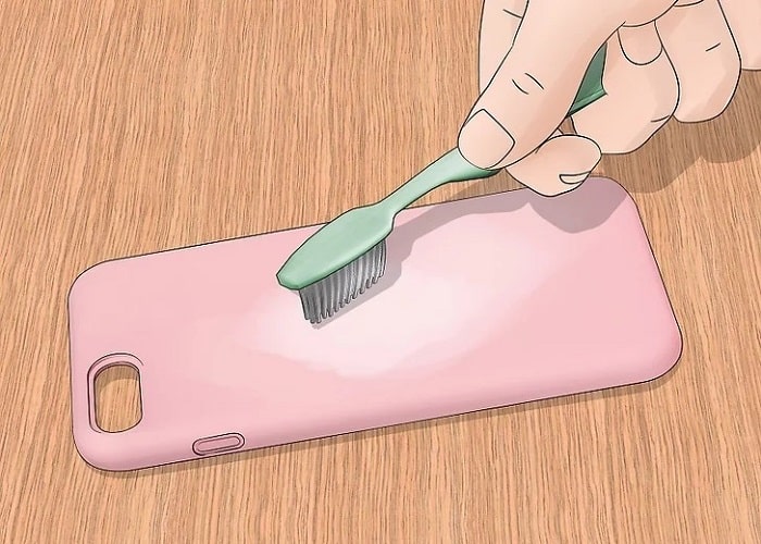 cách làm sạch ốp điện thoại